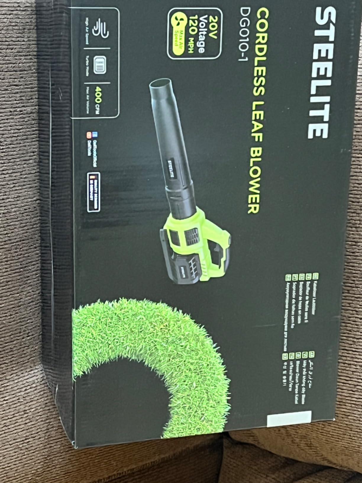 STEELITE 20V 13-Inch Electric Lawn Mower with 2 x 4.0Ah Batteries & Charger, Battery Powered Cordless Lawn Mower, 5-Position Height Adjustment, Mulching & Bagging for Small Yards customer photo 1