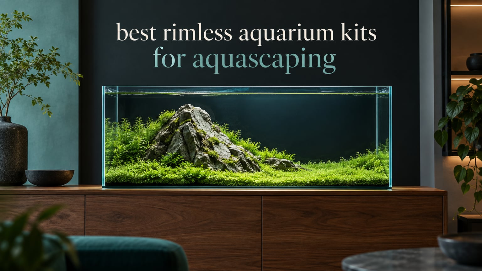 best rimless aquarium kits for aquascaping