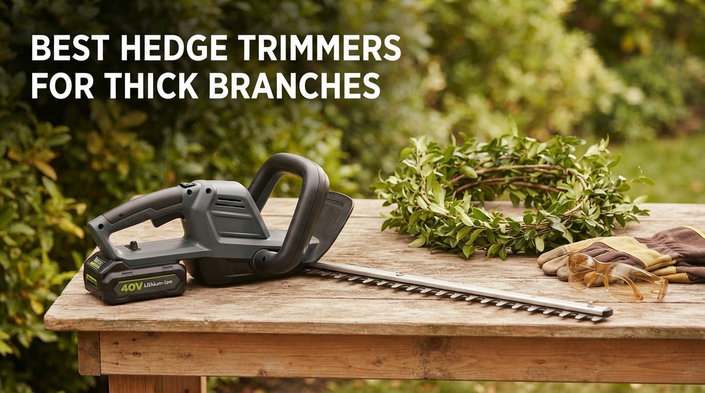 best hedge trimmers for thick branches