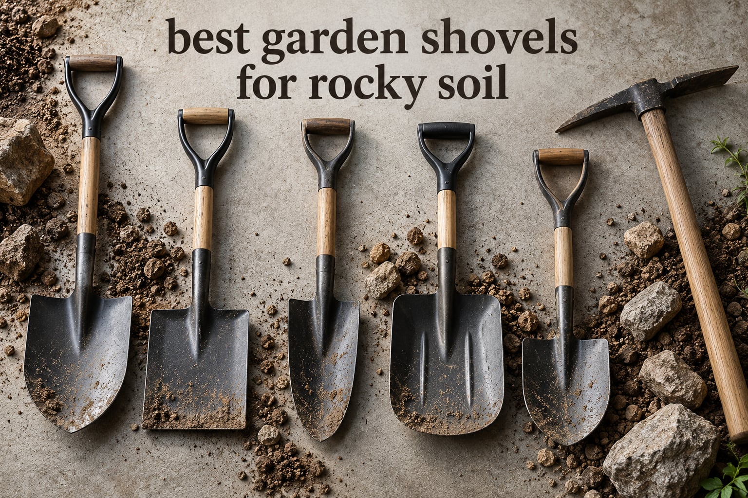 best garden shovels for rocky soil