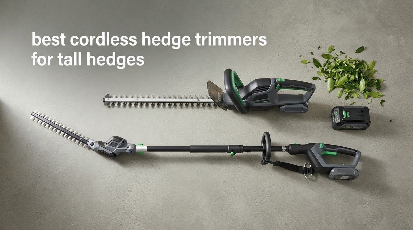 best cordless hedge trimmers for tall hedges