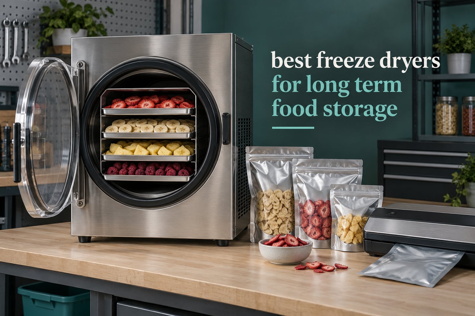 best freeze dryers for long term food storage