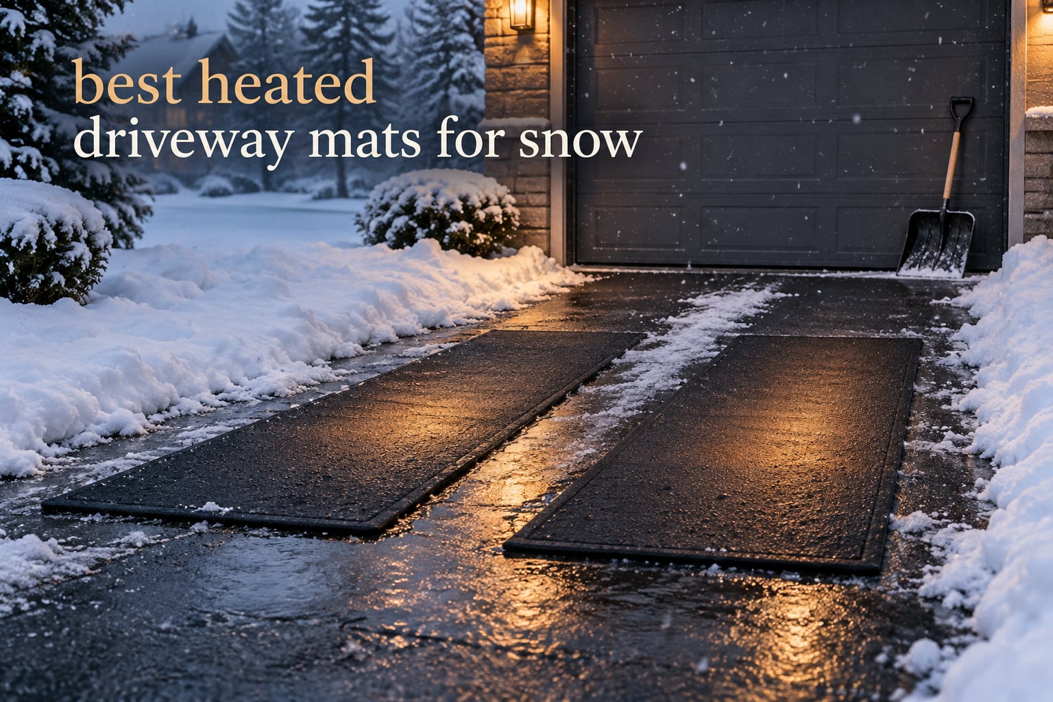 best heated driveway mats for snow