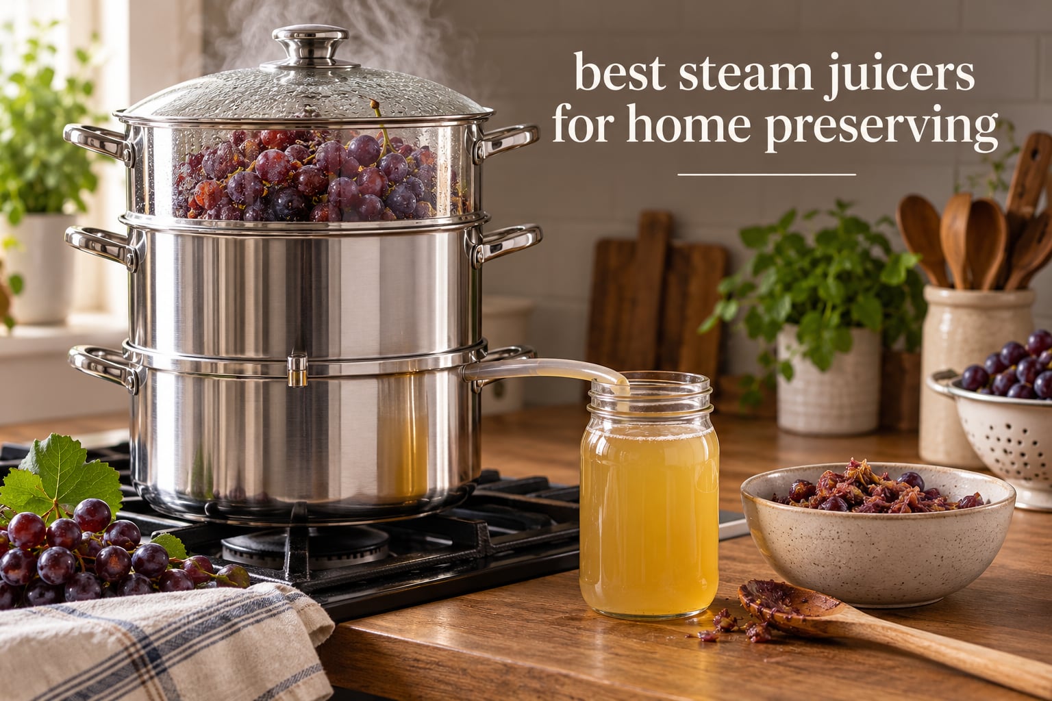 best steam juicers for home preserving