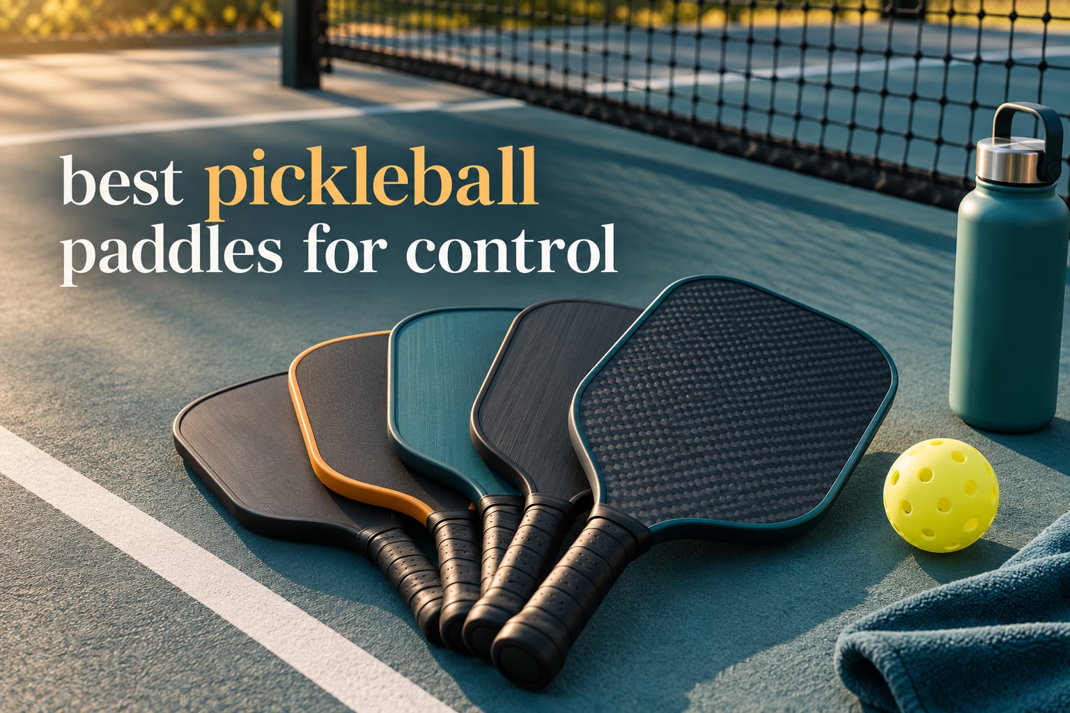 best pickleball paddles for control