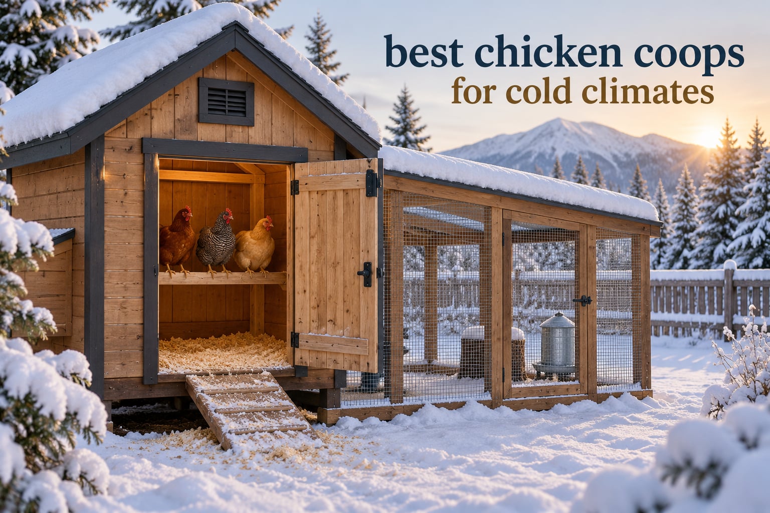 best chicken coops for cold climates
