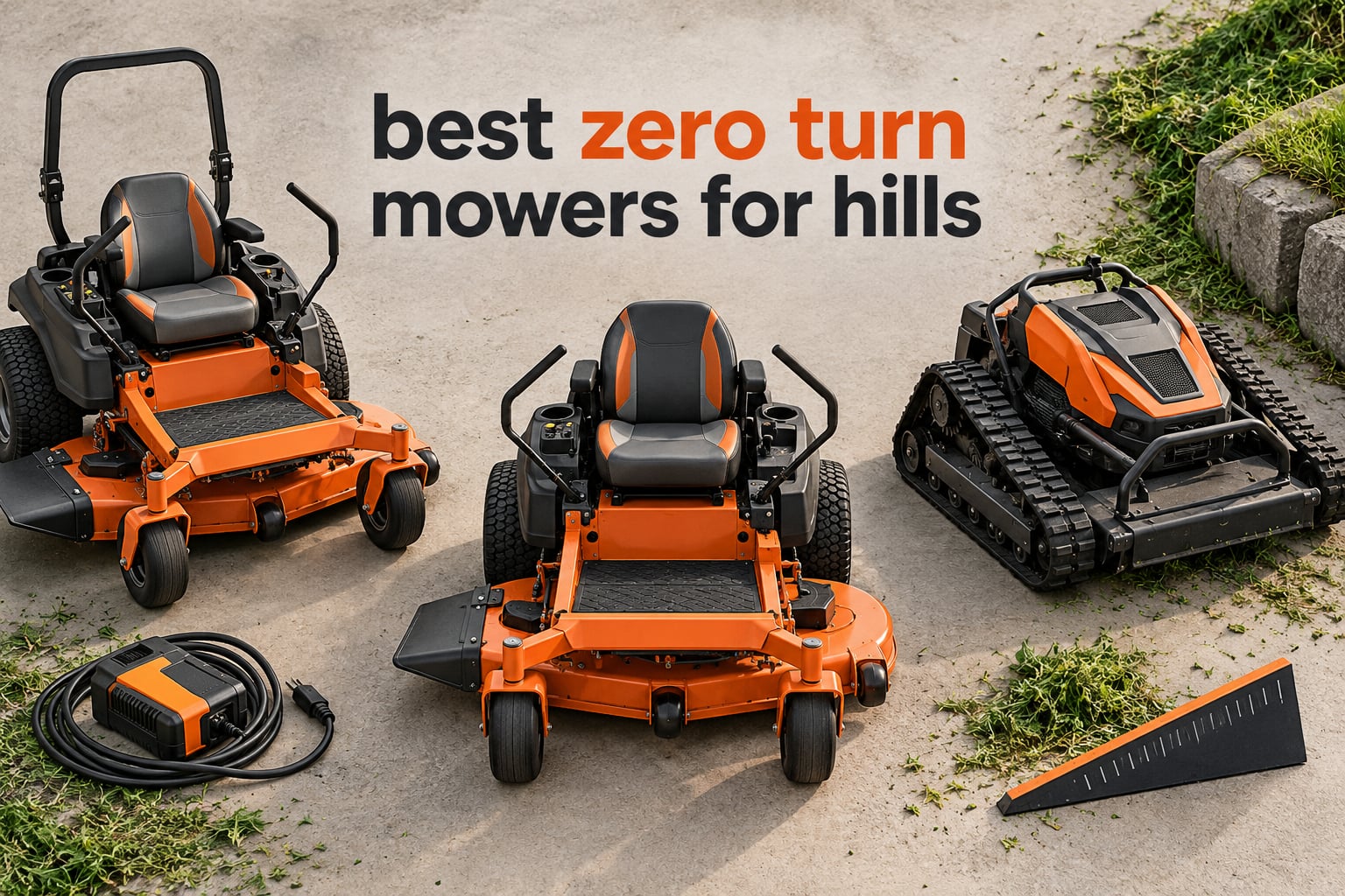 best zero turn mowers for hills
