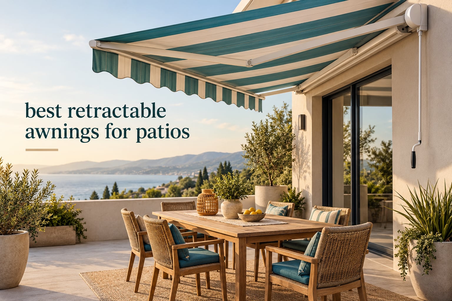 best retractable awnings for patios