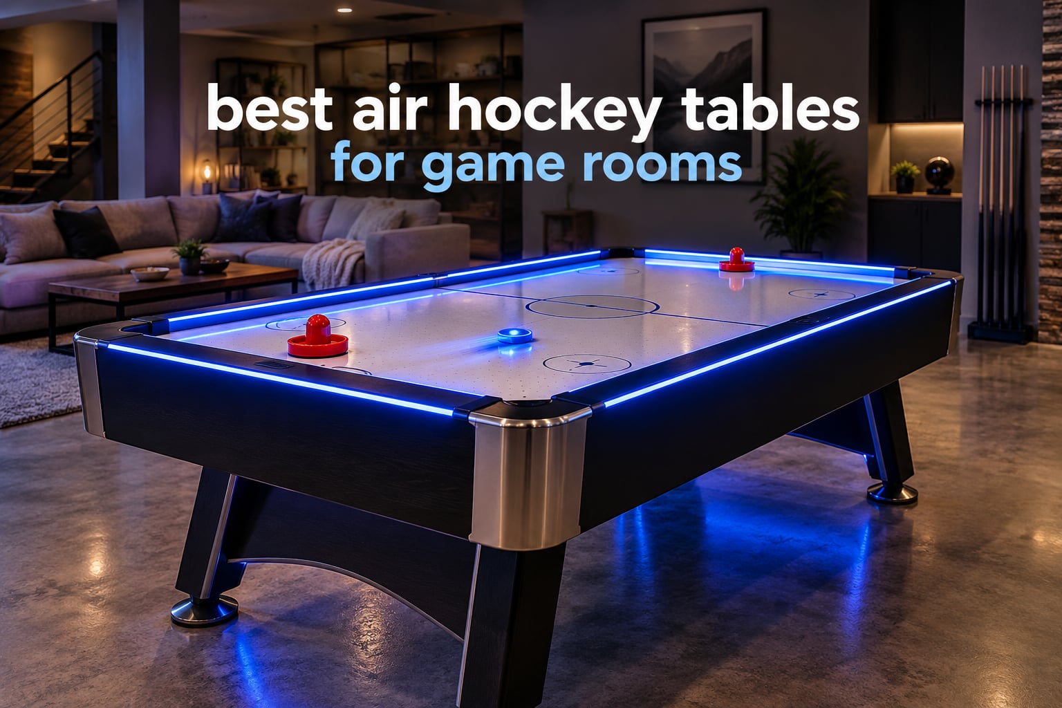 best air hockey tables for game rooms