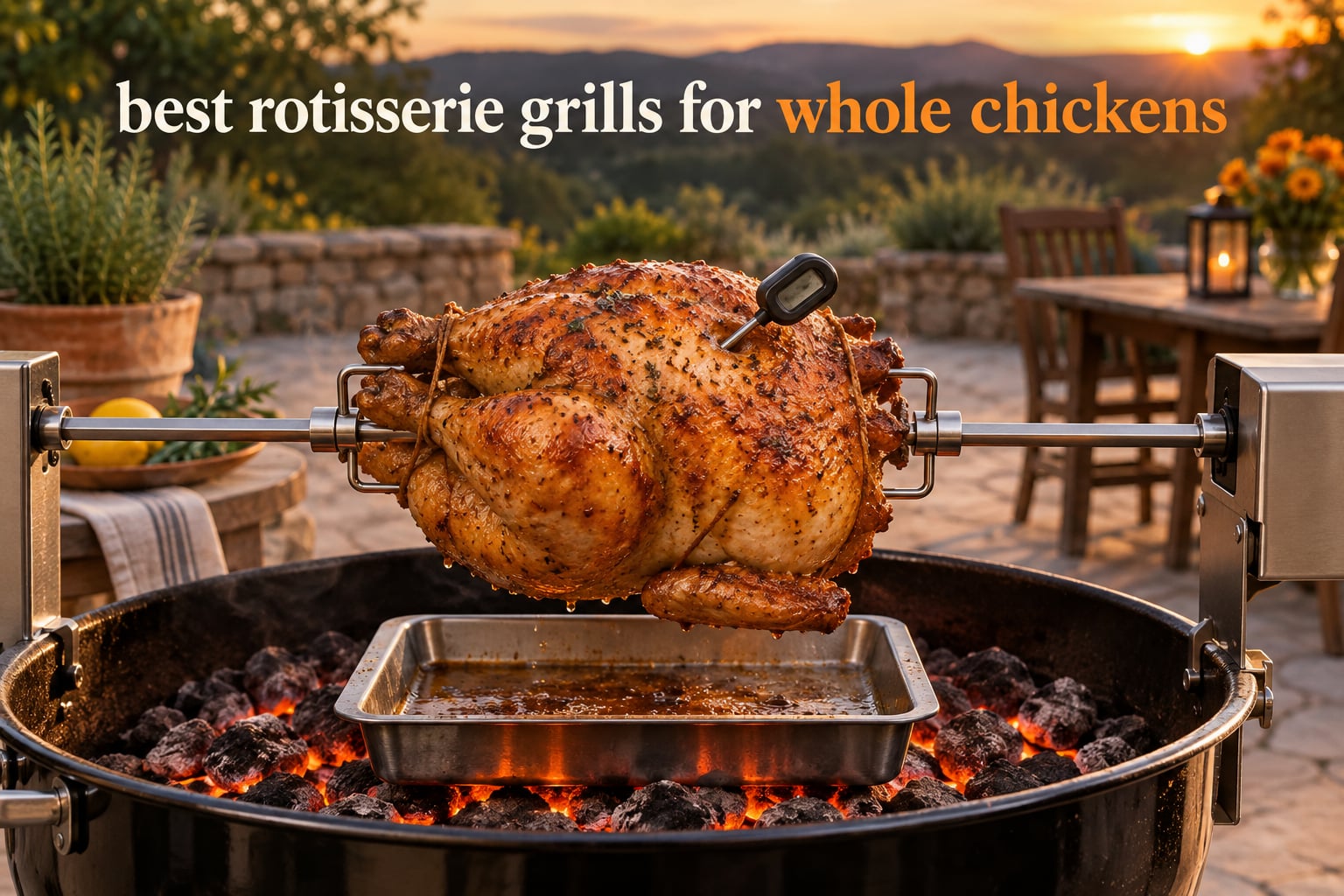 best rotisserie grills for whole chickens
