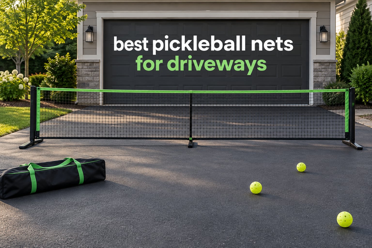 best pickleball nets for driveways