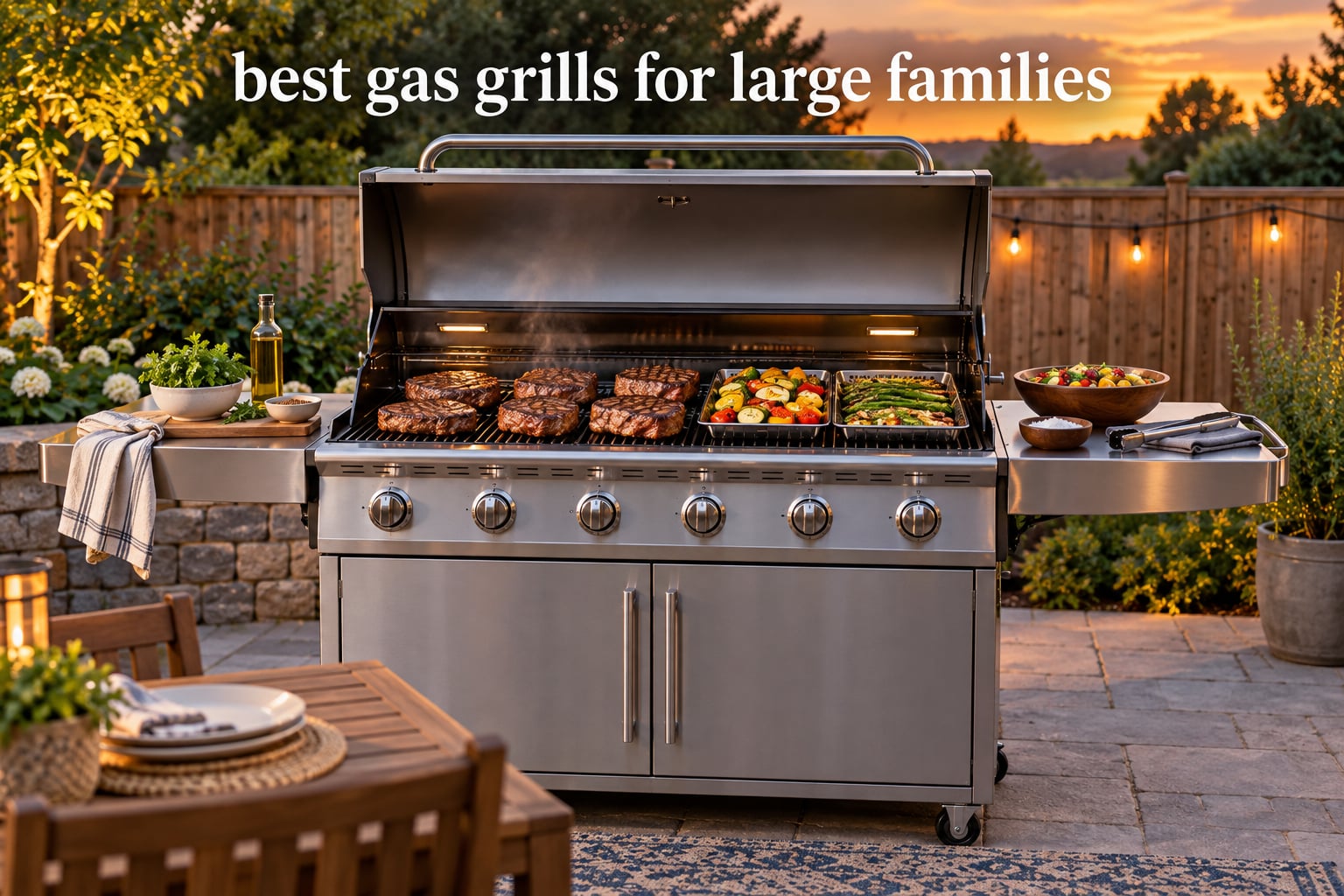 best gas grills for large families