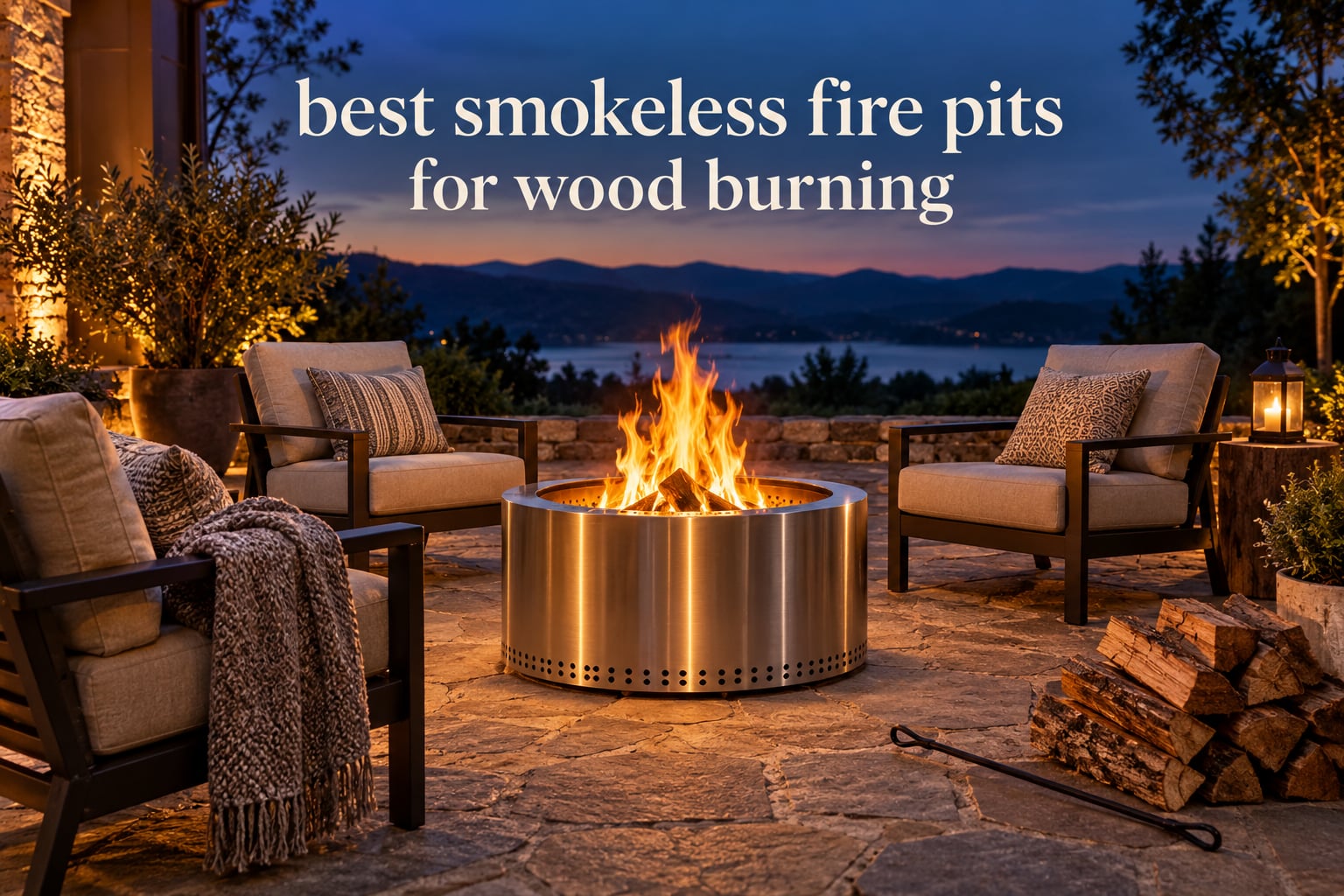 best smokeless fire pits for wood burning