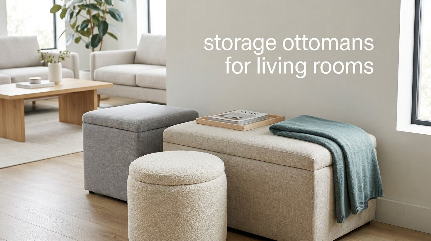 storage ottomans for living rooms