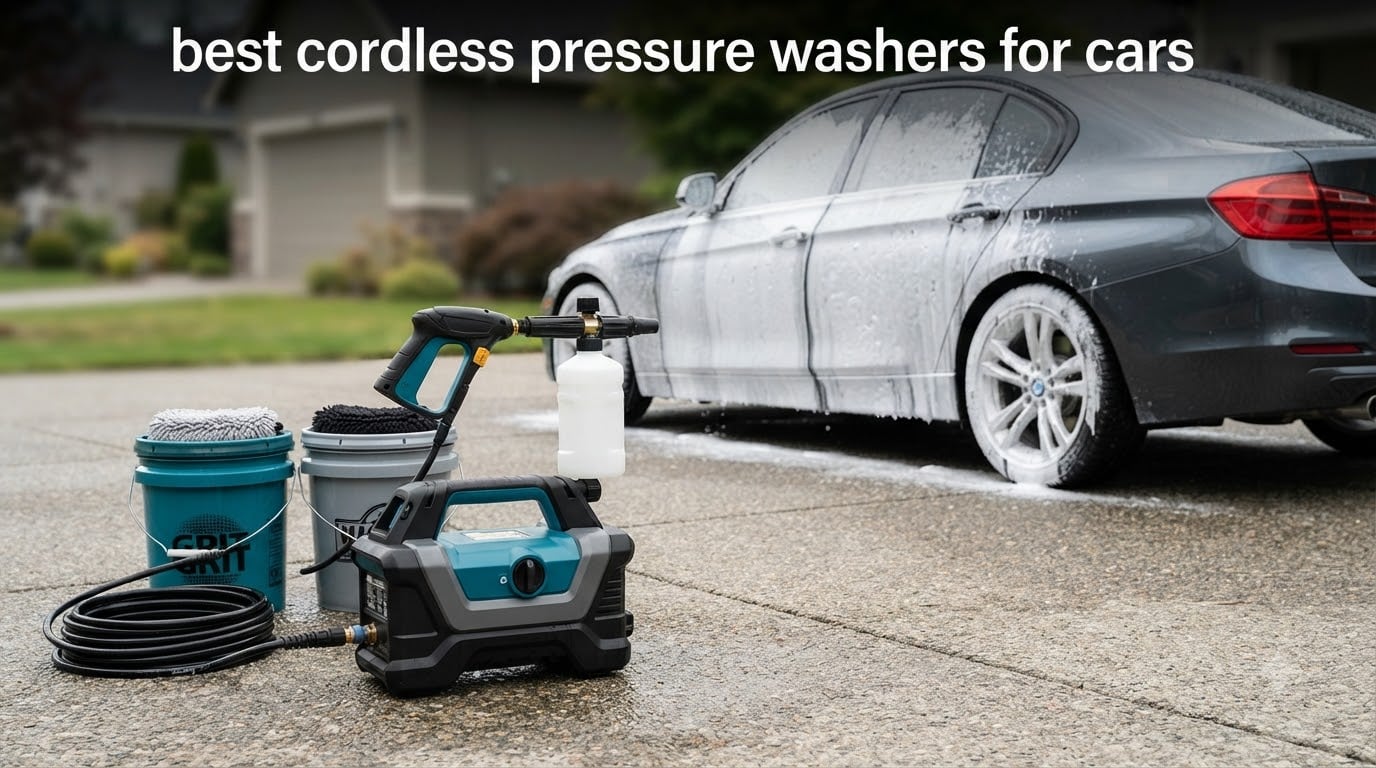best cordless pressure washers for cars