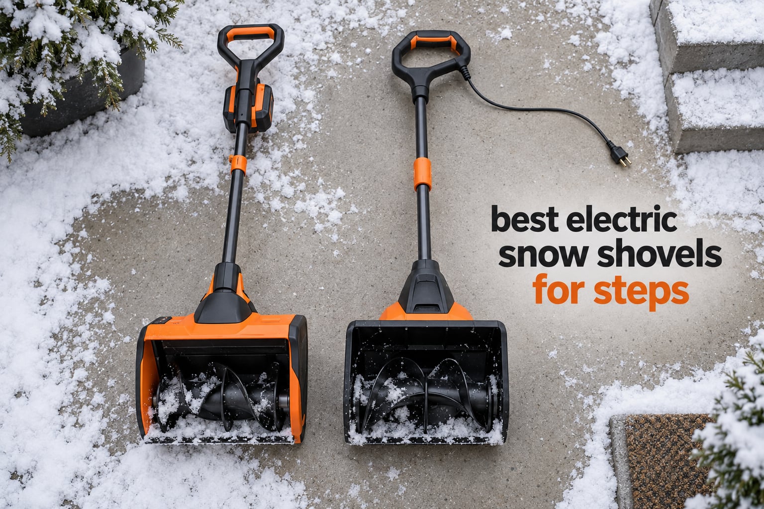 best electric snow shovels for steps