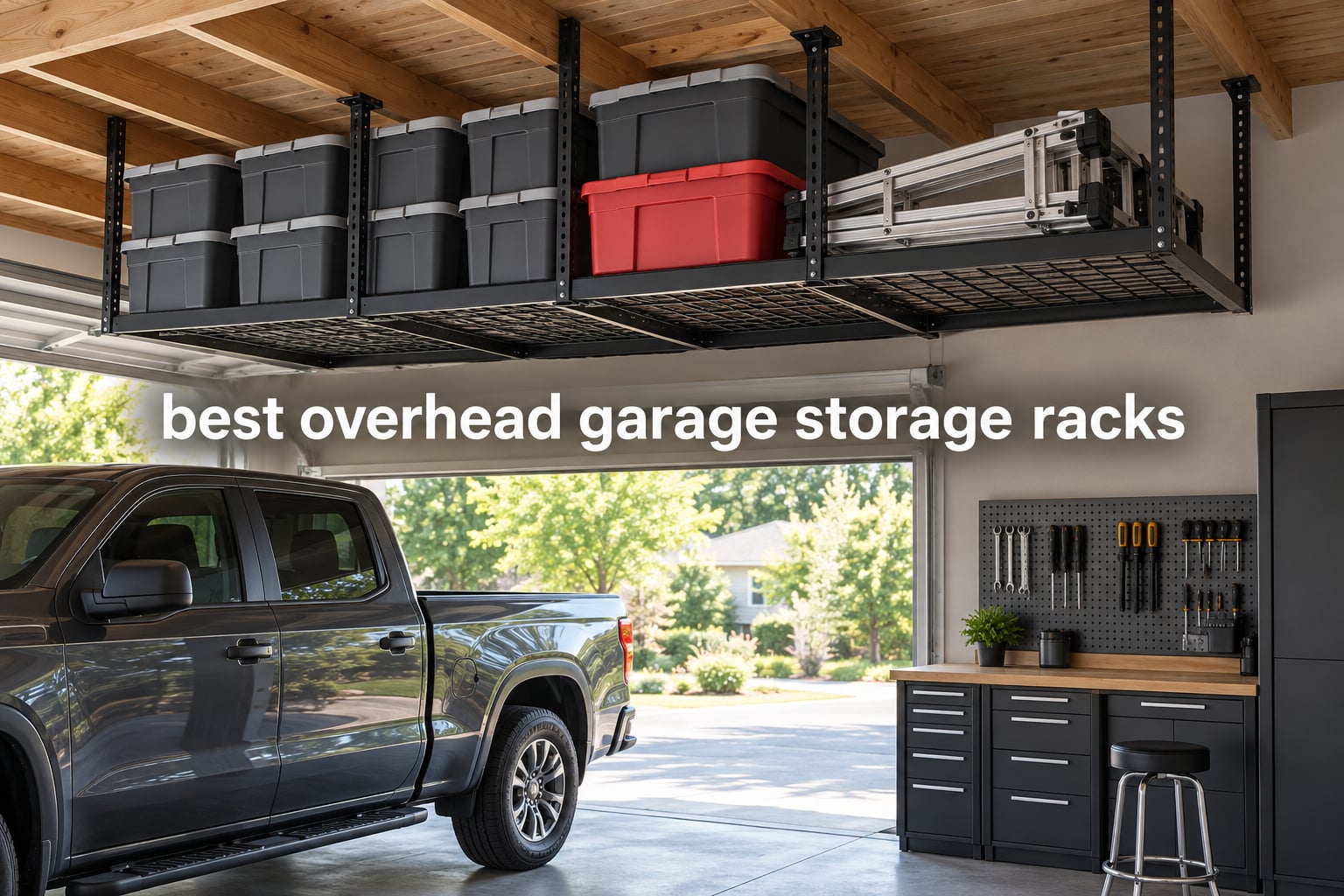 best overhead garage storage racks
