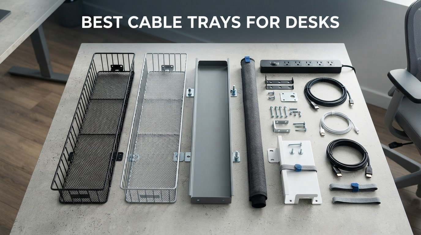 best cable trays for desks