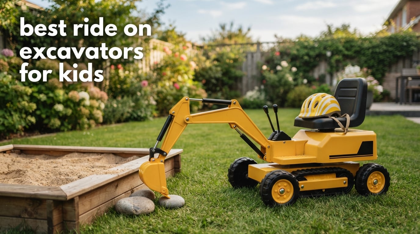 best ride on excavators for kids