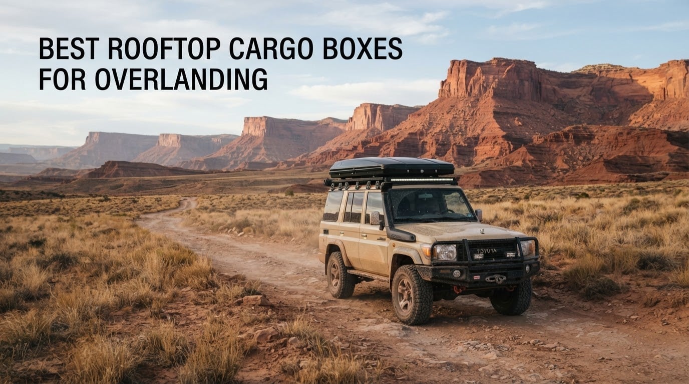 best rooftop cargo boxes for overlanding