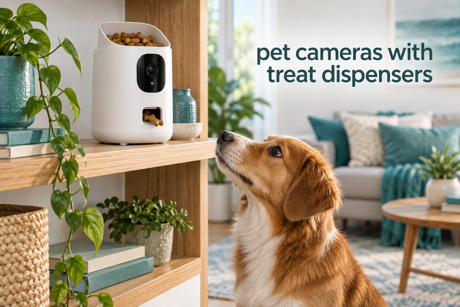 pet cameras with treat dispensers