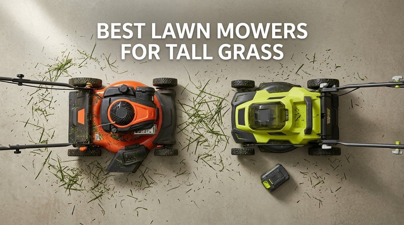 best lawn mowers for tall grass