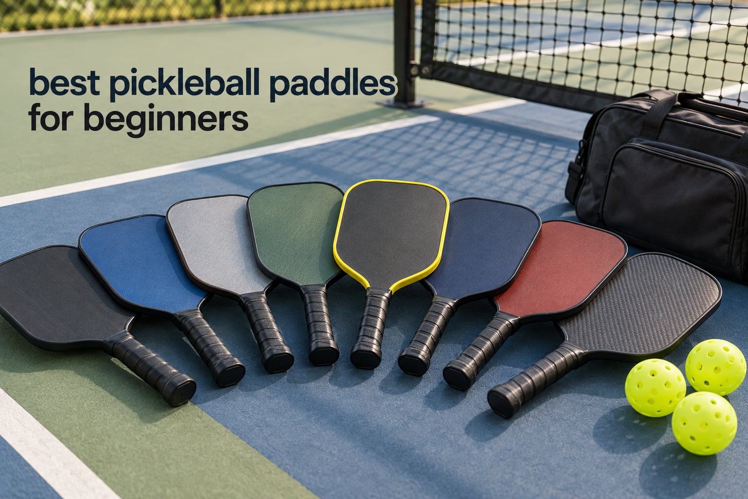 best pickleball paddles for beginners
