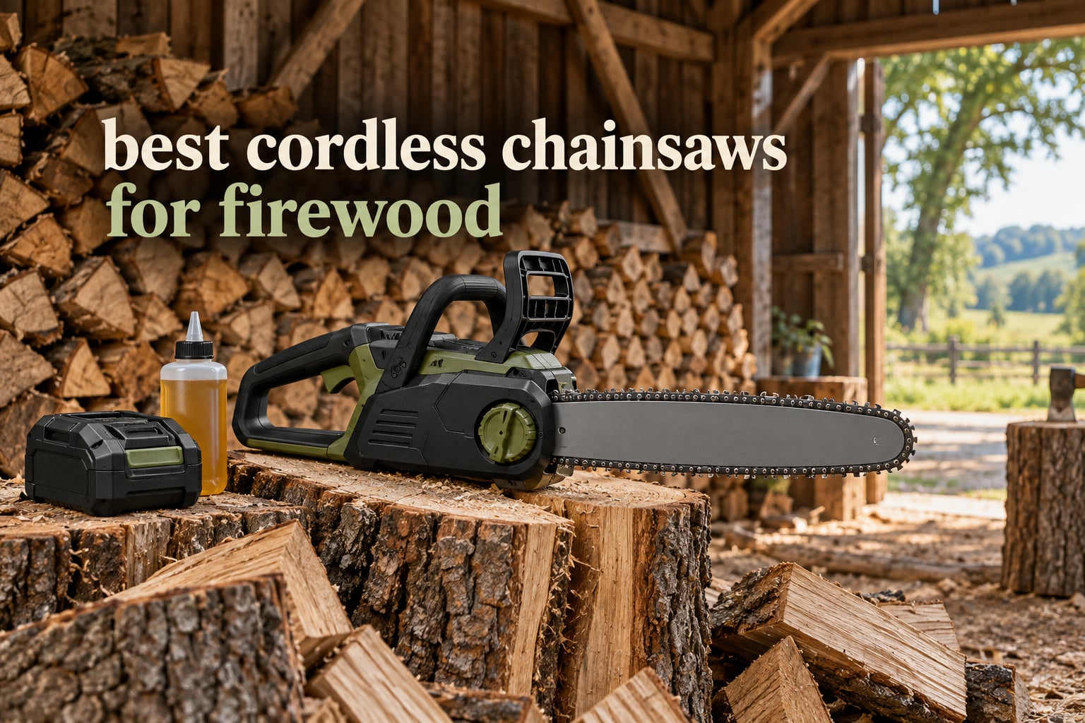 best cordless chainsaws for firewood