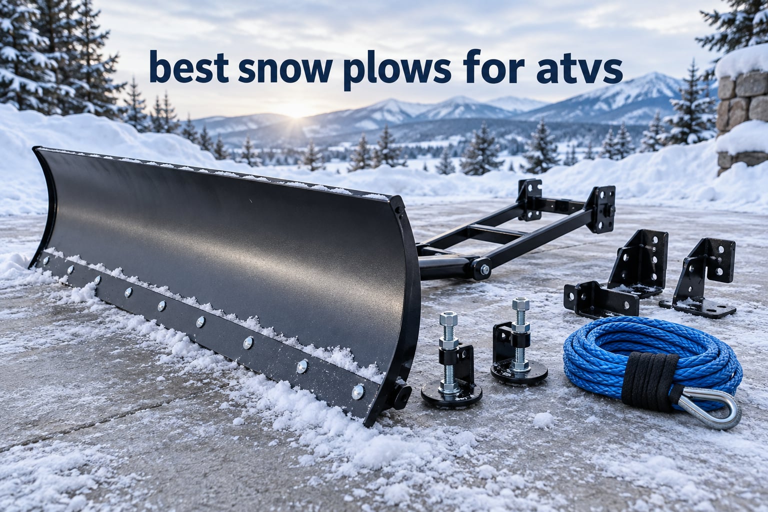 best snow plows for atvs