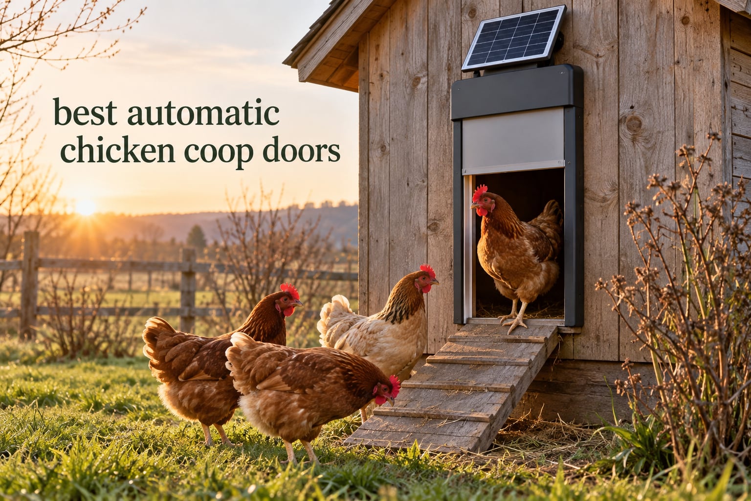 best automatic chicken coop doors