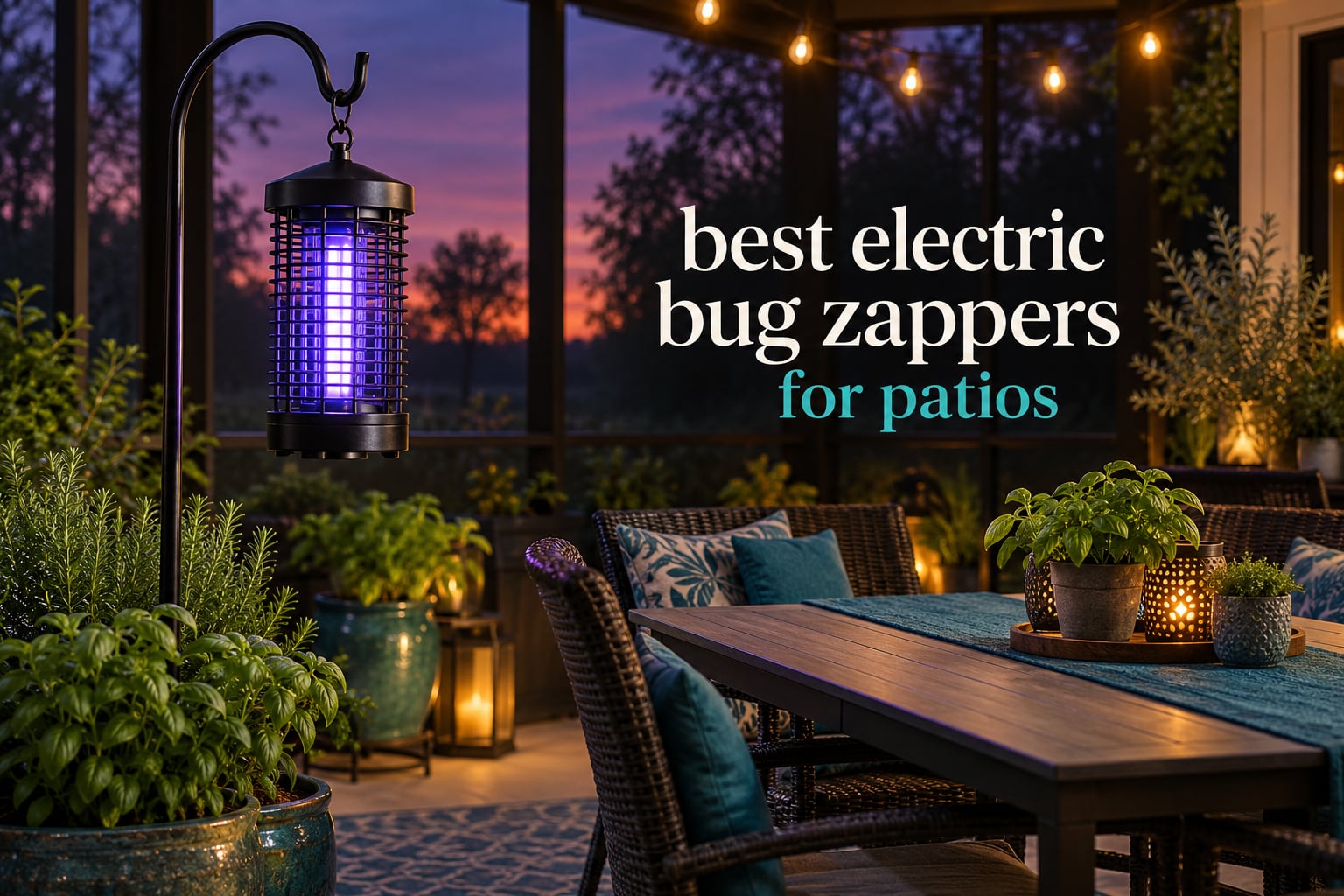 best electric bug zappers for patios