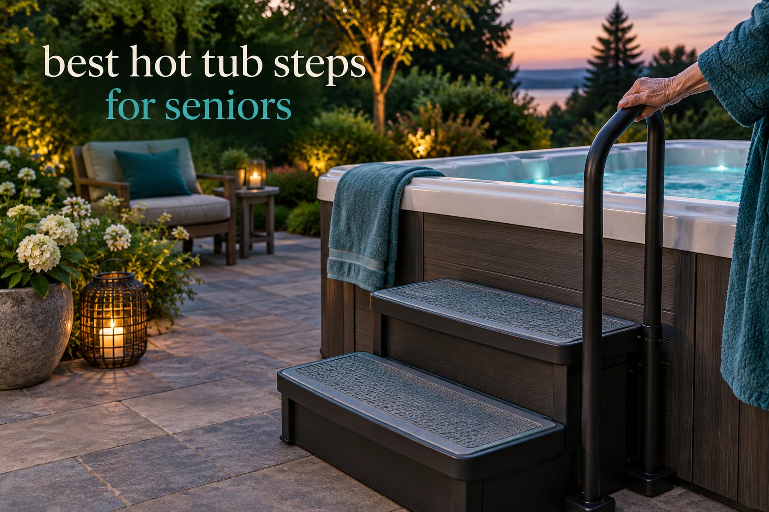 best hot tub steps for seniors