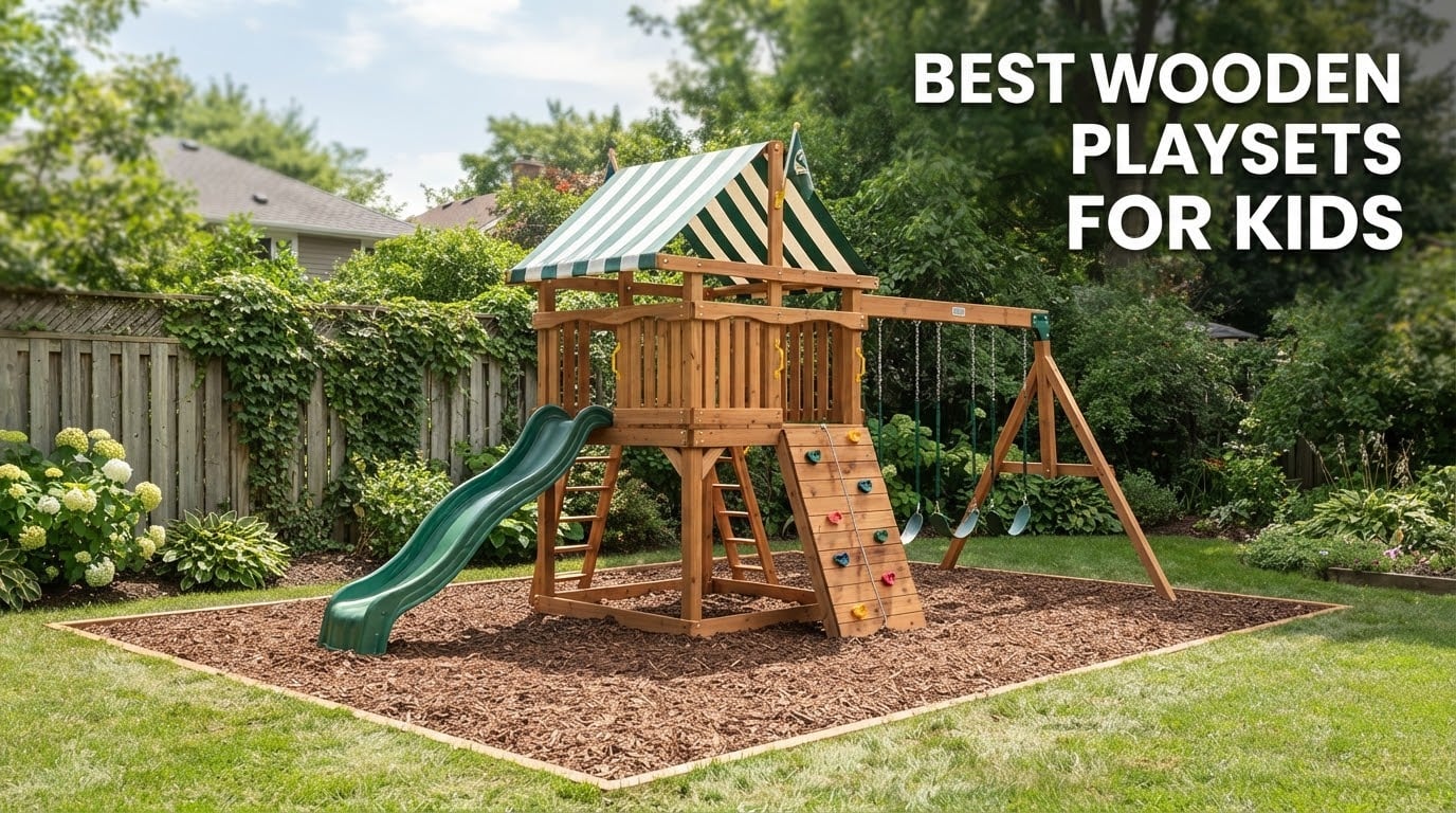 best wooden playsets for kids