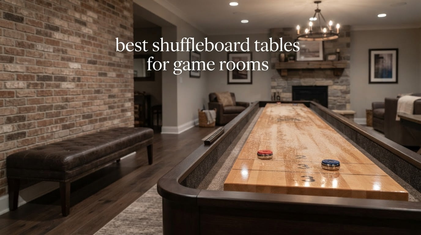 best shuffleboard tables for game rooms