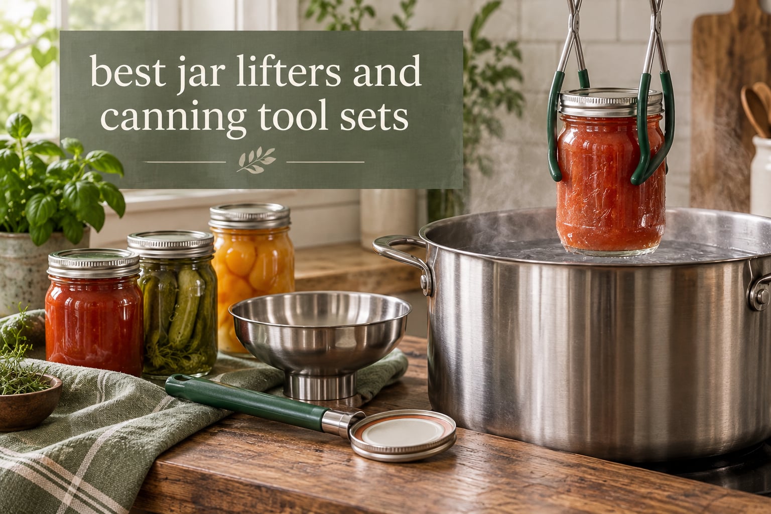 best jar lifters and canning tool sets
