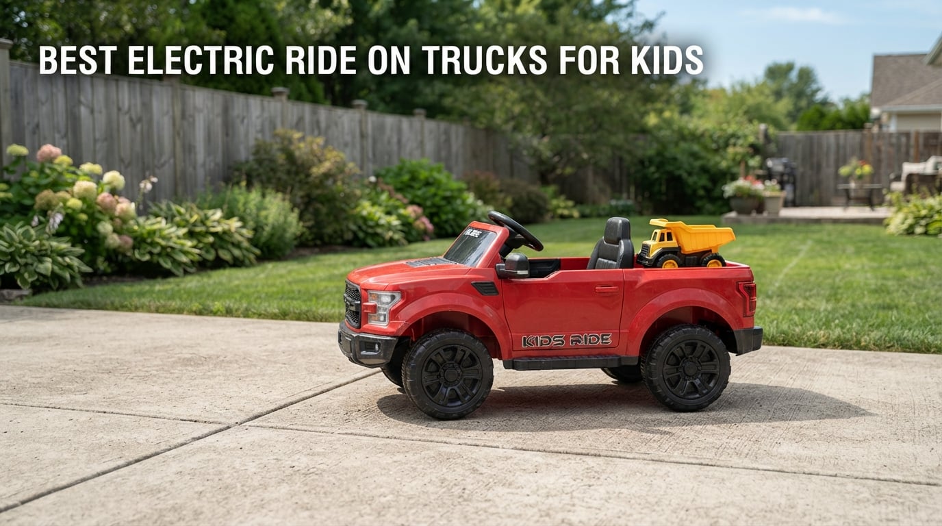 best electric ride on trucks for kids