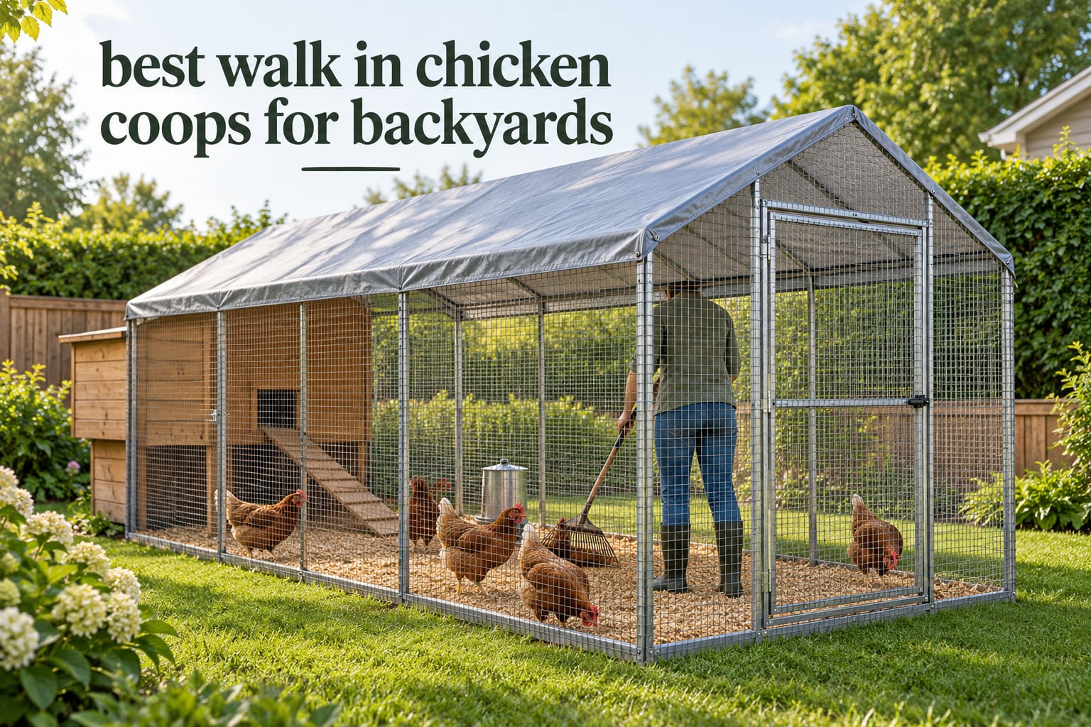 best walk in chicken coops for backyards