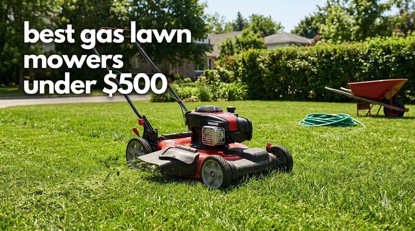 best gas lawn mowers under $500