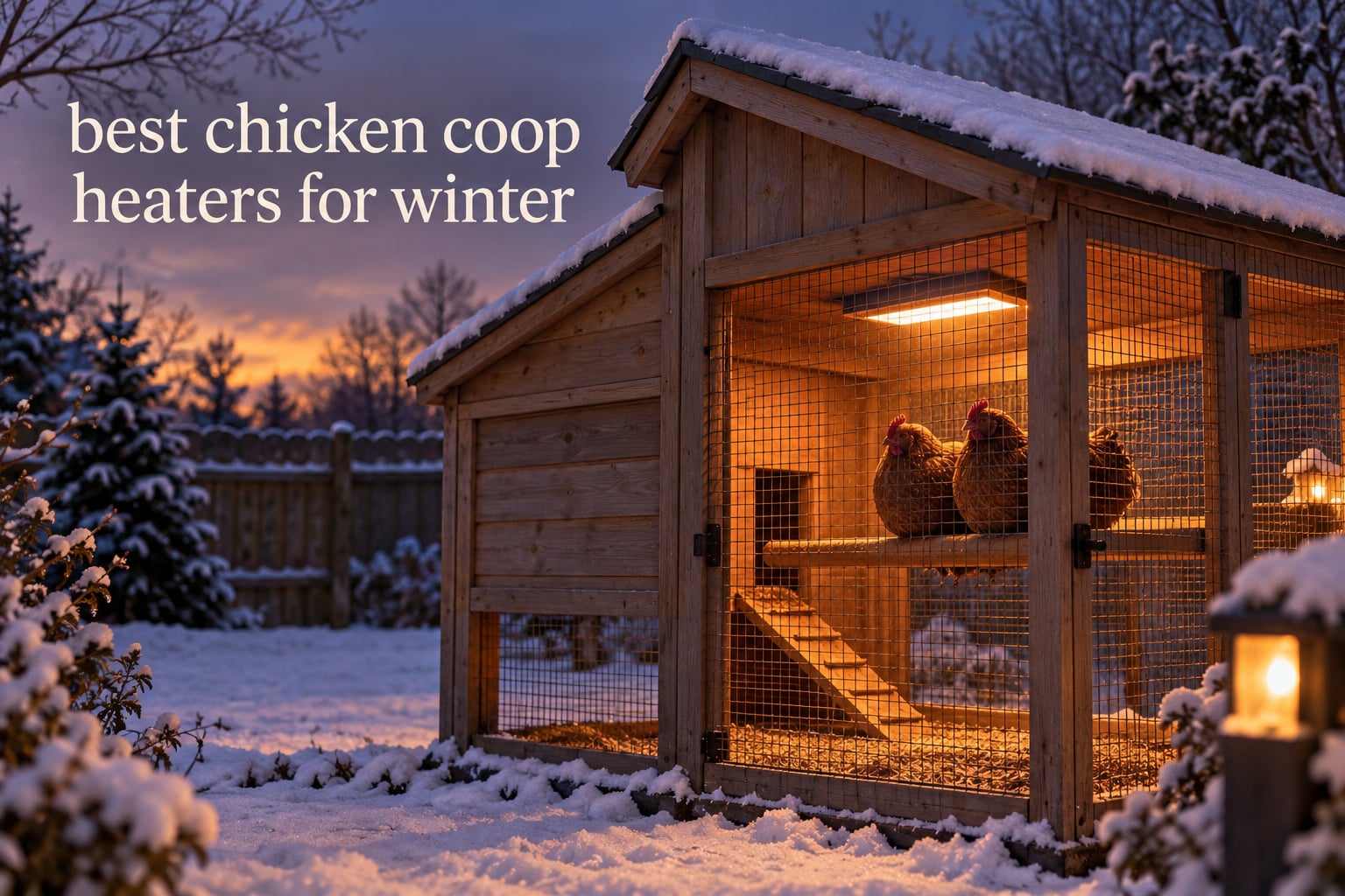 best chicken coop heaters for winter