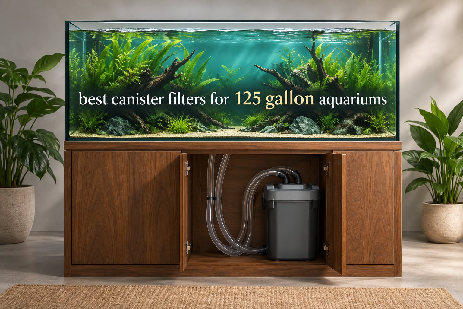 best canister filters for 125 gallon aquariums