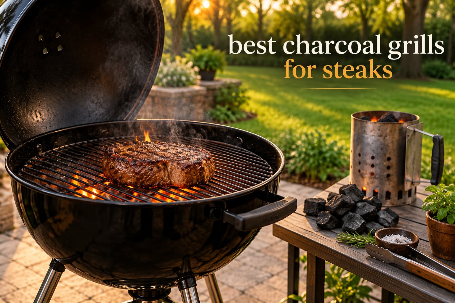best charcoal grills for steaks
